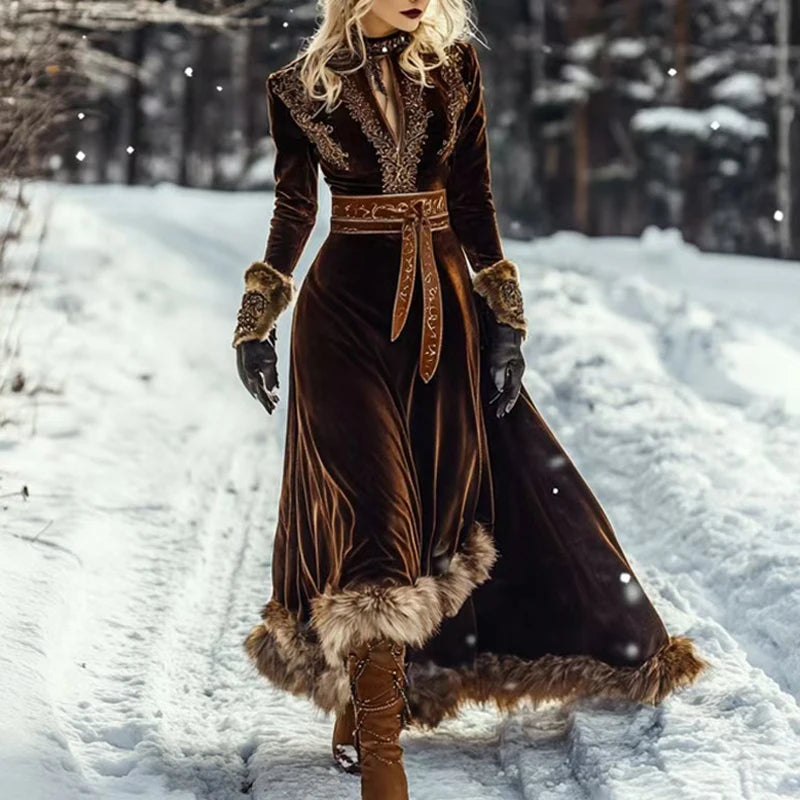 Dressees Women's Autumn Winter Hollow Feathers Elegant Chic