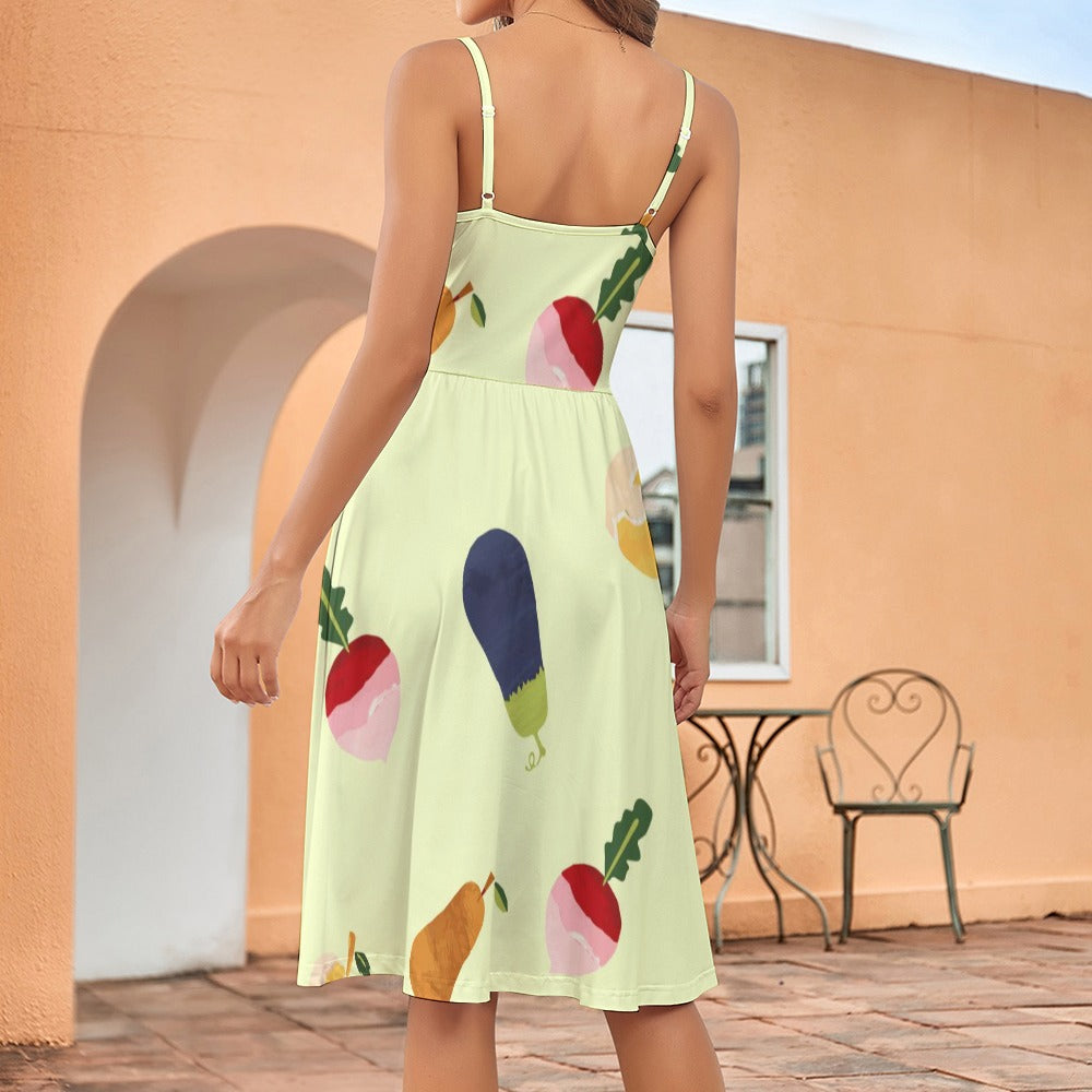 Long suspender dress