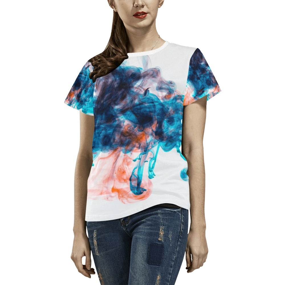 Women's All Over Print T-shirt (USA Size) (T40)