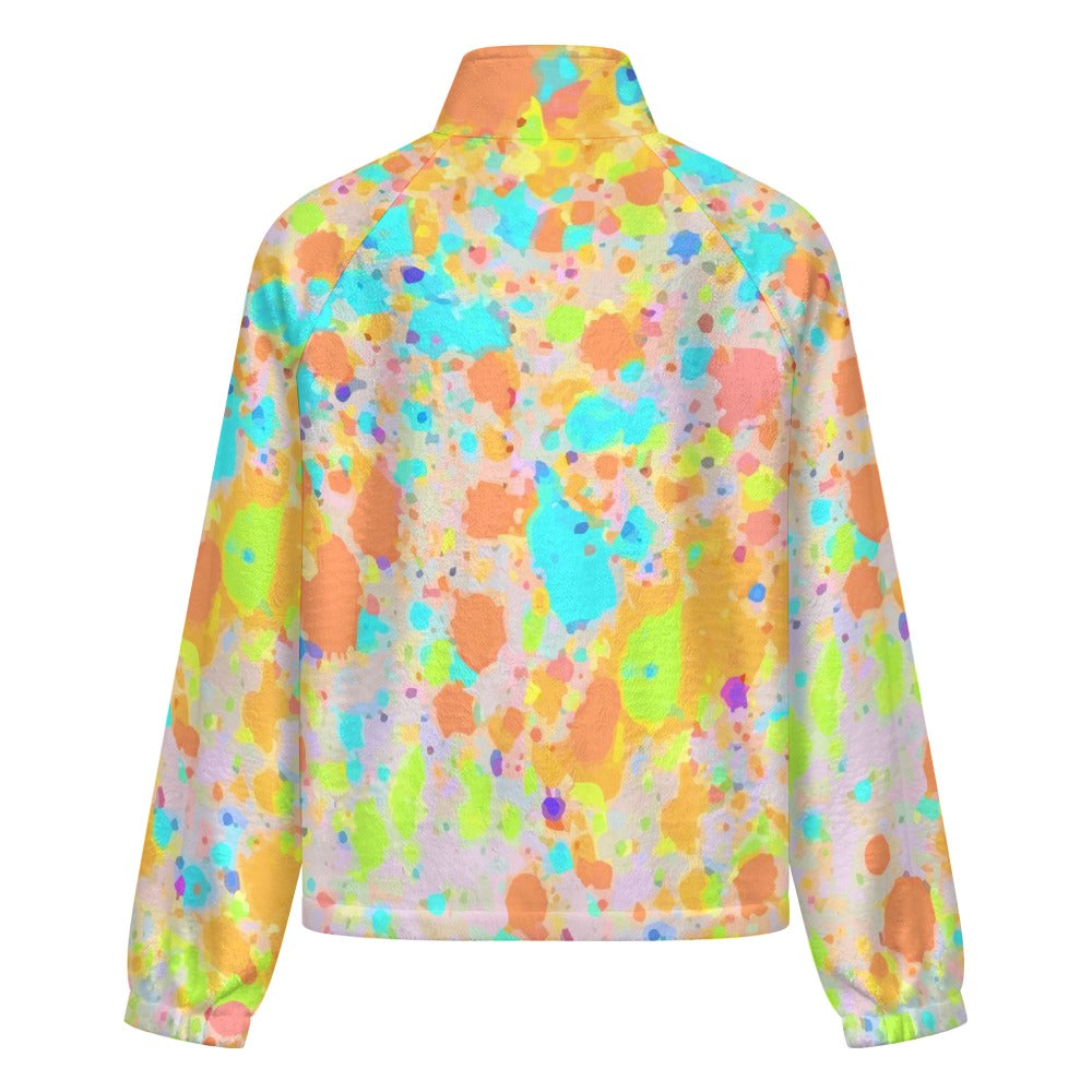 Women's Stand Collar Plush Jacket