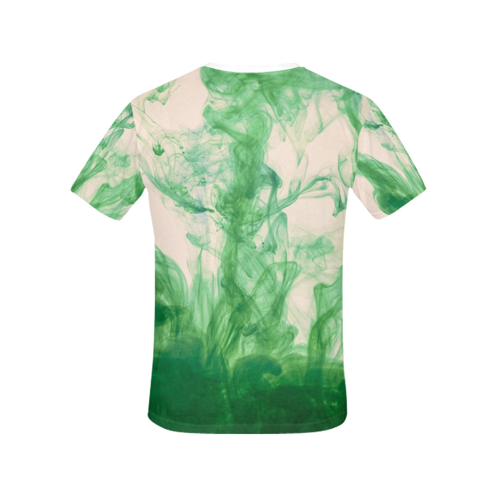 Women's All Over Print T-shirt Collar solid color（Made in Queen，Ships to USA Only）