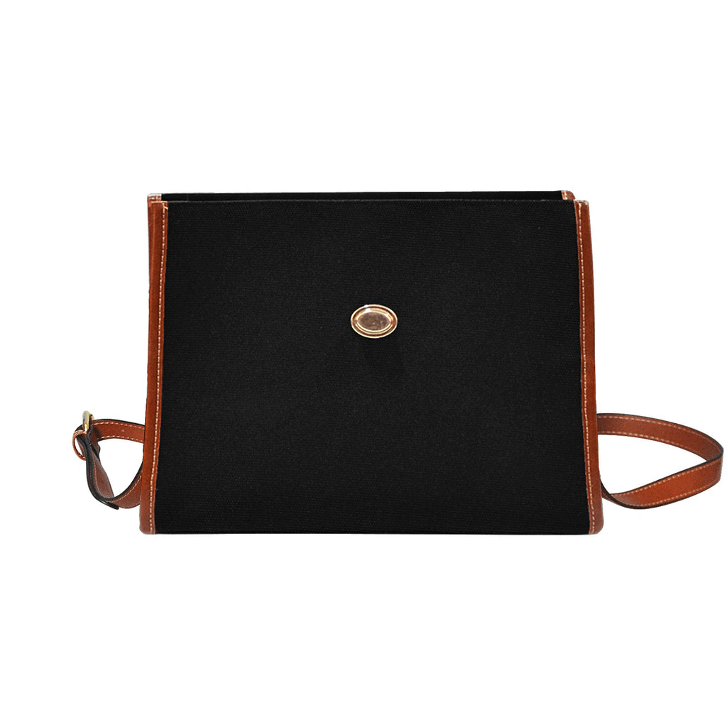 Waterproof Canvas Bag-Brown (All Over Print) (1641)