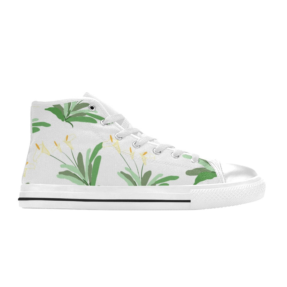 Custom High Top Canvas Shoes for Women Model017