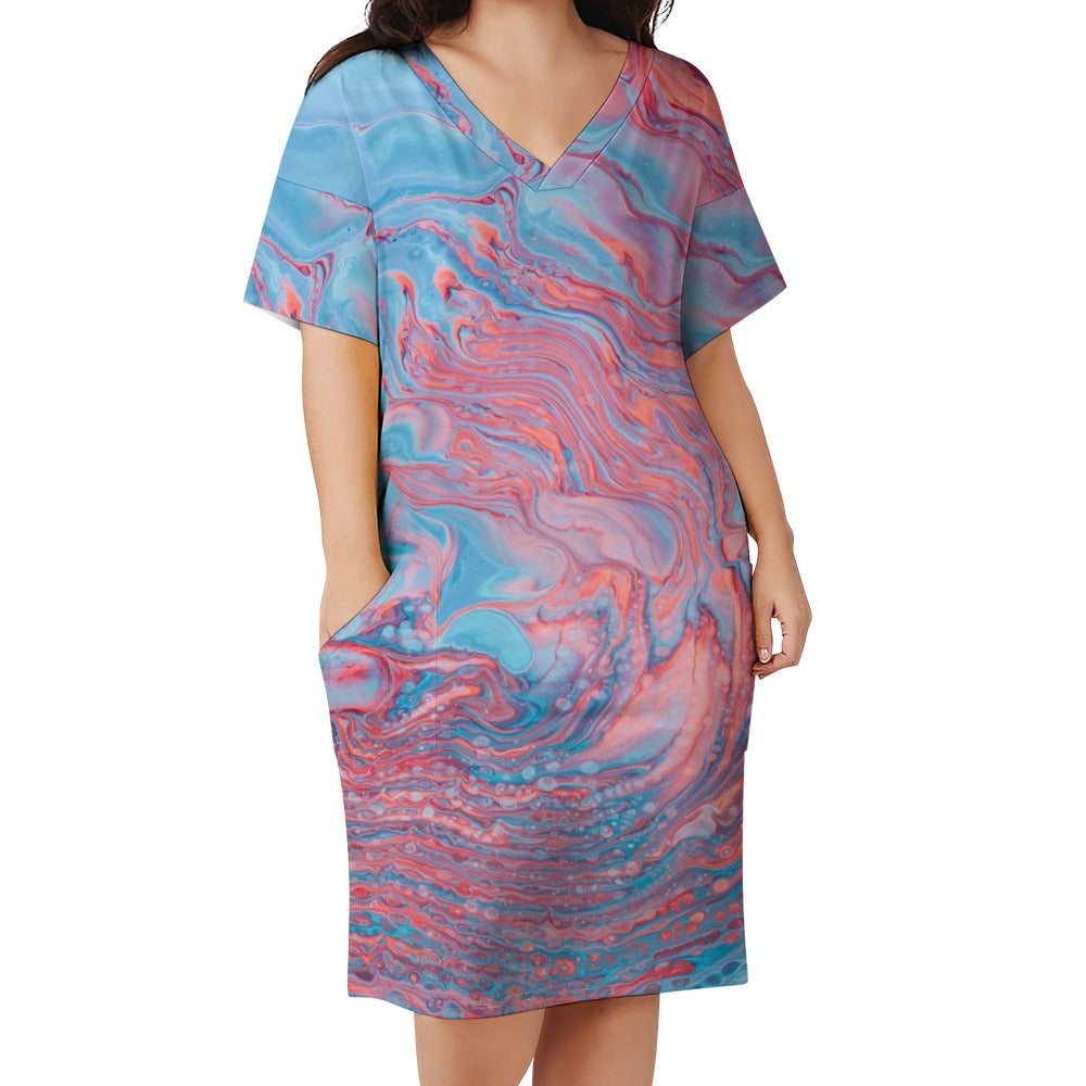Loose pocket dress