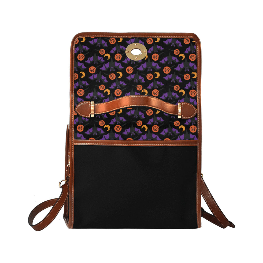 Waterproof Canvas Bag-Brown (All Over Print) (1641)