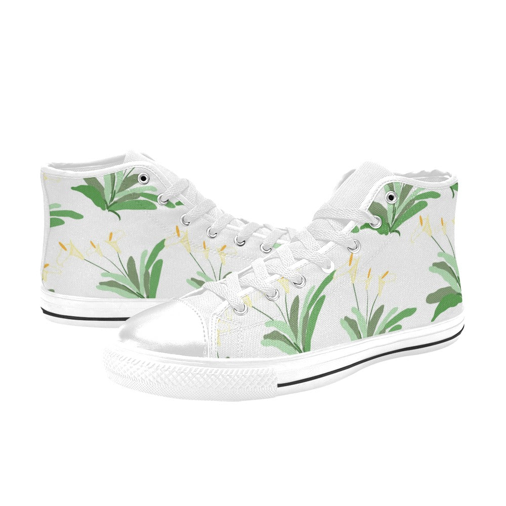 Custom High Top Canvas Shoes for Women Model017