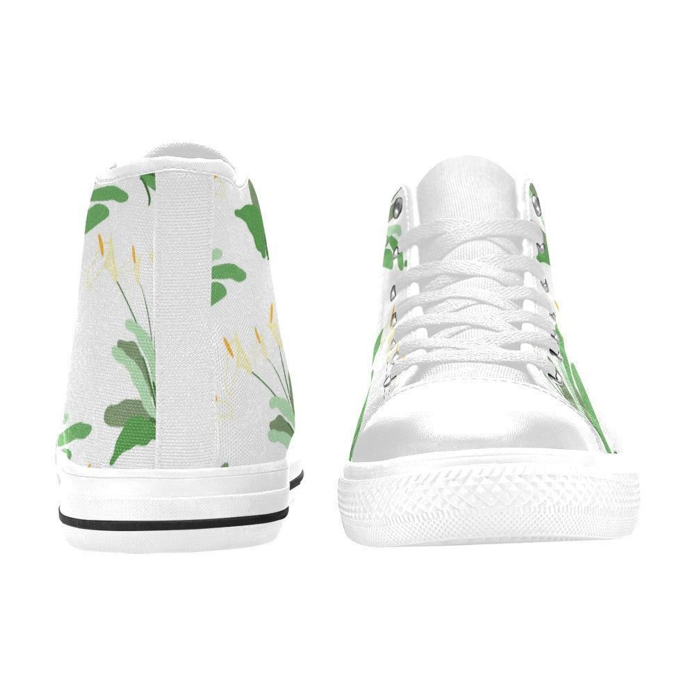 Custom High Top Canvas Shoes for Women Model017